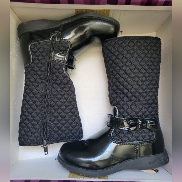 Pediped Flex Boots Black Size 9-9.5 Toddler - Picture 10 of 11